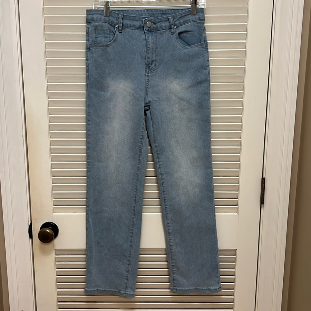 Jeans, Boot Cut, Light Wash, Size Medium, EUC